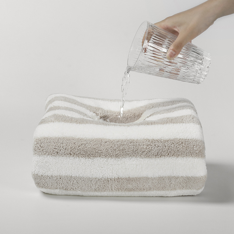 Giantex 2- stykker håndklæde sæt badeværelse superabsorberende badehåndklæde ansigt håndklæder til voksne serviette de bain toallas recznik