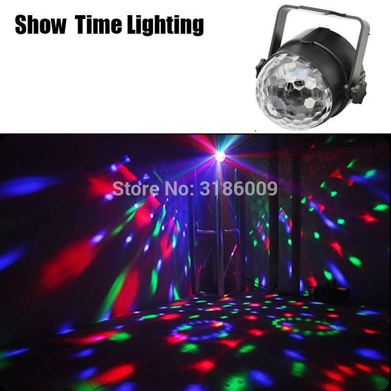 Mini dj led disco RGB 3 W crystal magic ball voeding door USB gebruik voor home party kinderen gelukkig dance dj disco licht