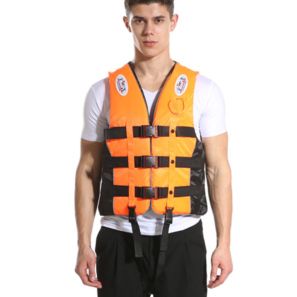 Universal Outdoor Swimming Boating Skiing Driving Vest Survival Suit Polyester Life Jacket for Adult Children safety jacket