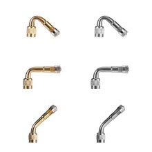 45/90/135 Degree Brass Air Tyre Valve Extension Motorcycle Car Bicycle Air Tyre Valve Caps Schrader Valve