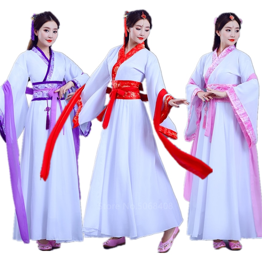 Fee Vrouwen Chinese Traditionele Hanfu Jurk Retro Oosterse Tang Pak Jurk Meisjes Peking Opera Prestaties Fotografie Kleding