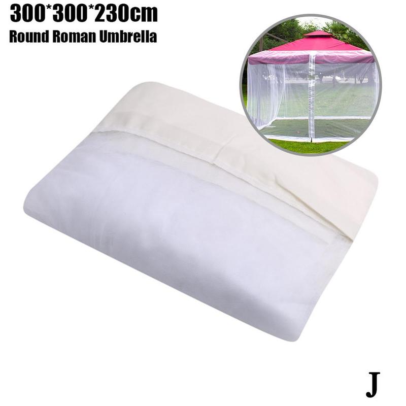 Mosquito Net Outdoor Patio Umbrella Net Cover Roman Free Installation Anti-mosquito Umbrella Umbrella Straight X2B9: J