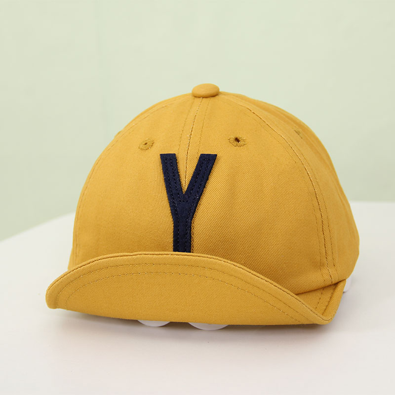 Casquette de Baseball avec lettres pour bébé, couleur unie, à bord souple, pour garçon et fille, chapeau de soleil, Snapback, Hip-Hop, printemps et été