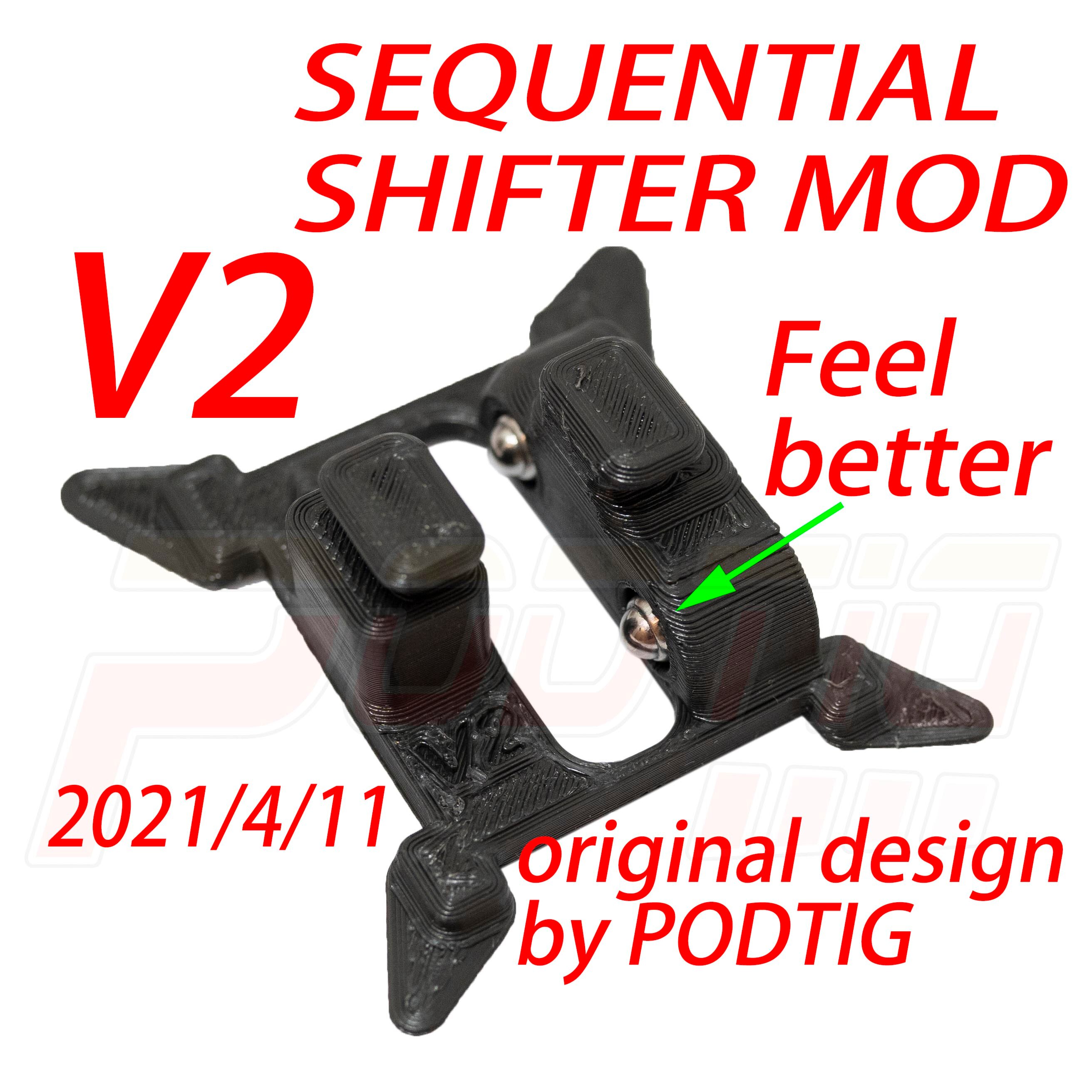 【PODTIG】For logitech G27 logitech G29 G923 SEQUENTIAL SHIFTER MOD SIMRACING sim racing