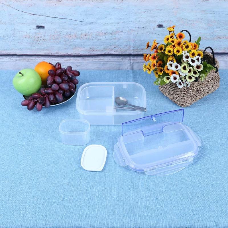 Heat Preservation Lunch Box Microwave Bento Food Container with Tableware