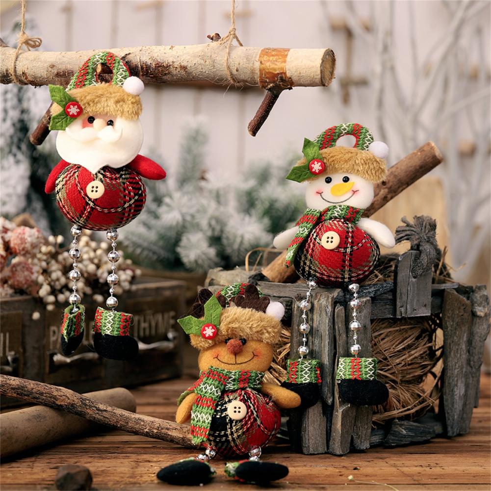 Poupée suspendue en tissu , décoration de fenêtre de noël, belle jambe, bonhomme de neige, décor suspendu en tissu