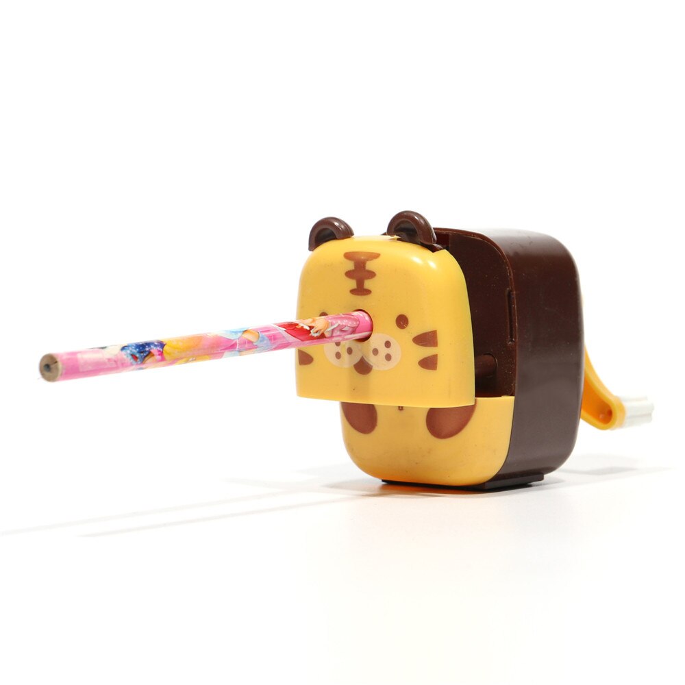 Sacapuntas de animales de dibujos animados Kawaii, papelería, para niños, bonito Panda, Tigre, cortador de lápices, herramienta, suministros de oficina y escuela