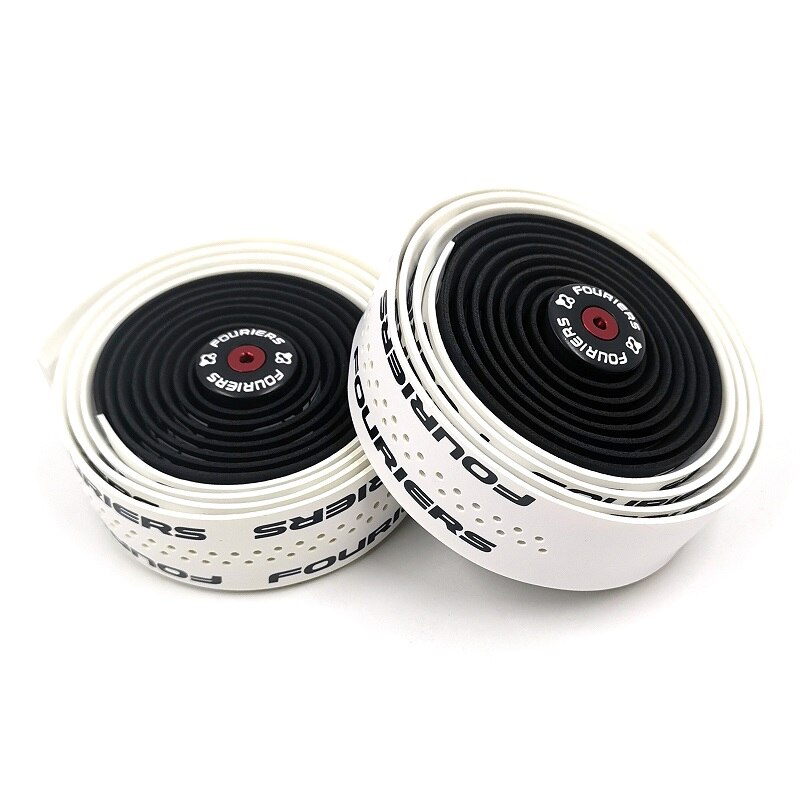 Fouriers Road Fietsstuur Tape Fixed Gear Bike Dubbele kleur Stuurlint Wraps PU Materiaal Fietsstuur Tape