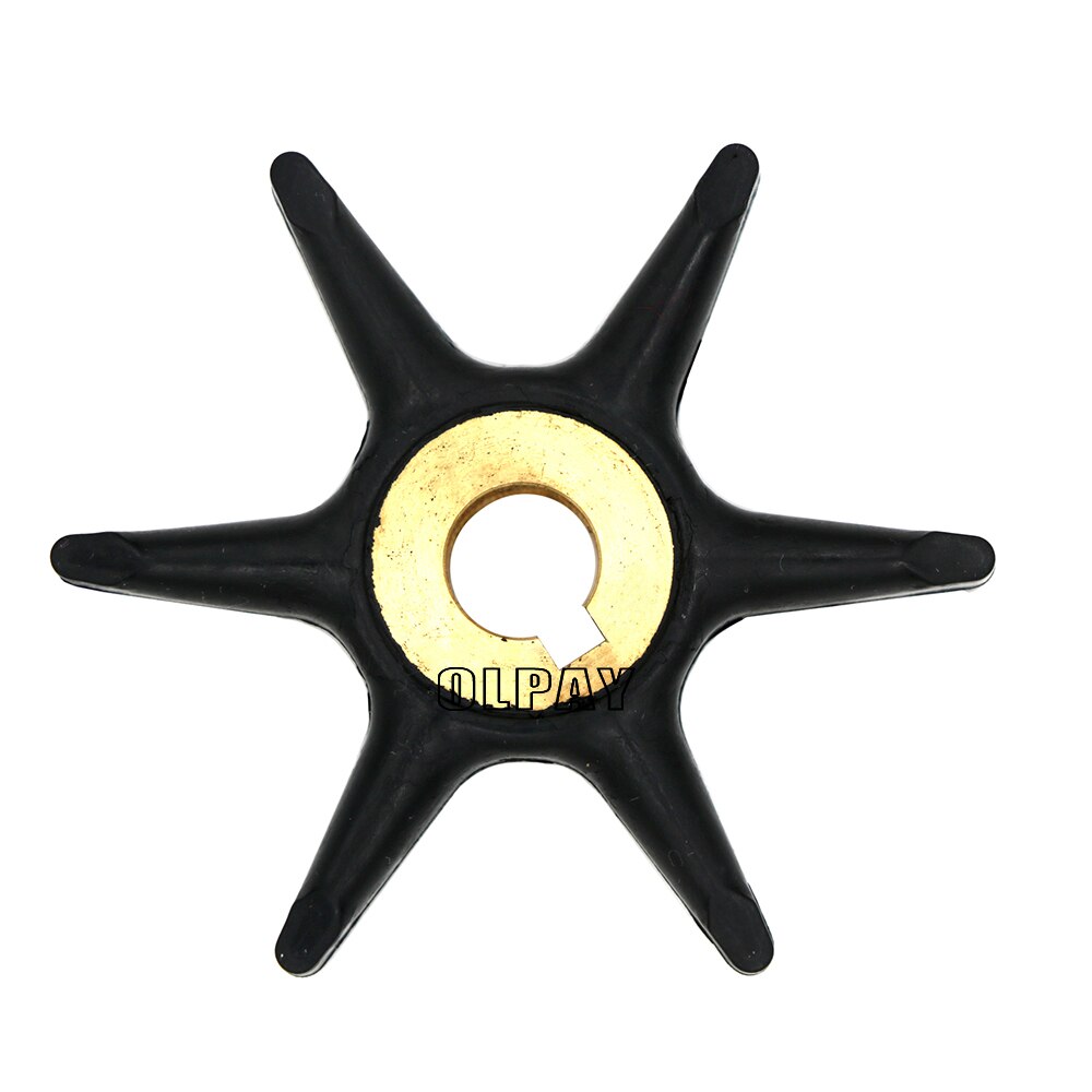 Water Pump Impeller for Johnson Evinrude 3HP 4HP 5HP 5.5HP 6HP 7.5HP 277181 434424 18-3001 Boat Engine