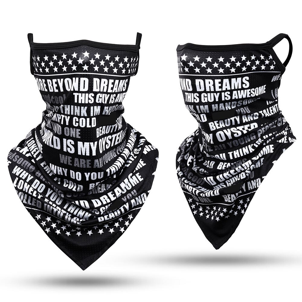 Passamontagna Moto estivo Moto Bandana Earloop maschera di seta di ghiaccio sciarpa tubolare motocross motociclista ciclismo scaldacollo uomo donna: 18