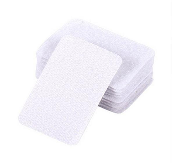 20 stuks /10 paar anti-krul tapijttape, tapijtgripper en klittenband om het tapijt, de bank en de lakens op hun plaats te houden en de hoeken plat te houden: 20 paar / Lichtgroen