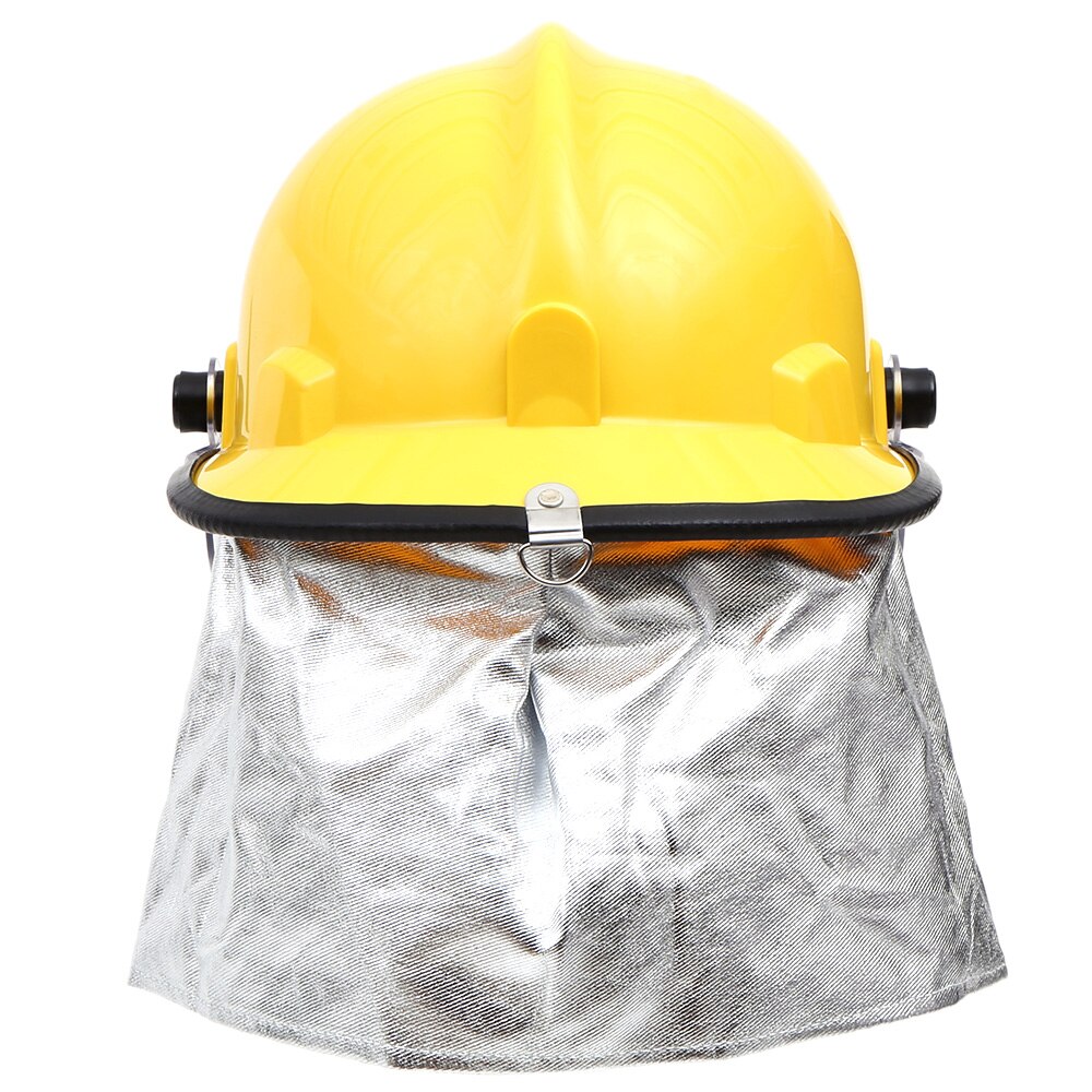Fire Proof Fireman's Safety Helmet Fire Fighting Helmet Goggle Amice Electric Shock Prevention Flame-retardant Pierce Resistance