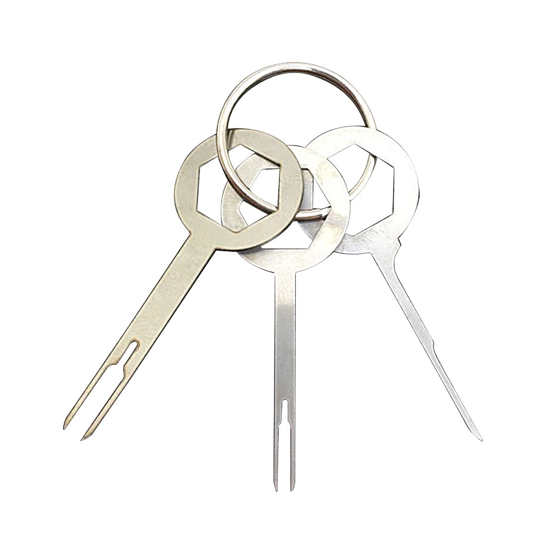 Wire Harness Connector Crimp Pin 11Pcs/Set Terminal Removal Tools Car Electrical Wiring Crimp Connector Pin Extractor Kit: 3set