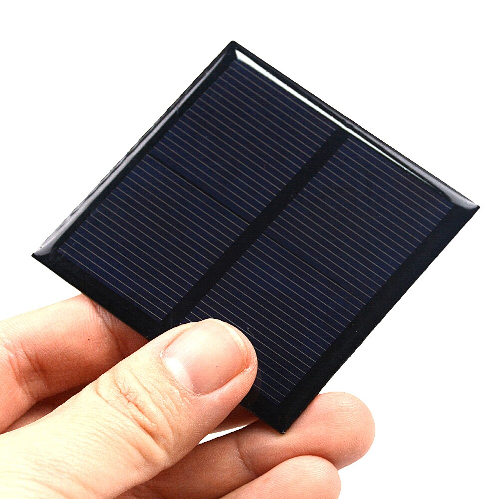 1PCS Solar Panel 1V 500mA Mini Solar System DIY For Battery Cell Phone Chargers Portable Solar Cell 60x60mm