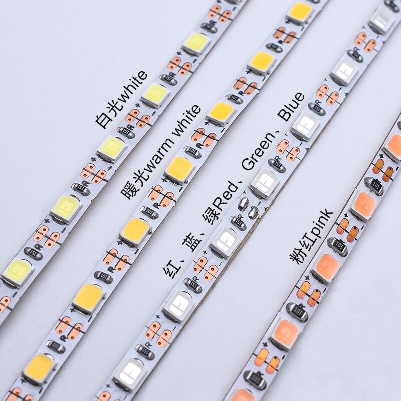 Czinelight 2835 smd led strip 5v 3.5mm 96 led/meter 5m/ meter