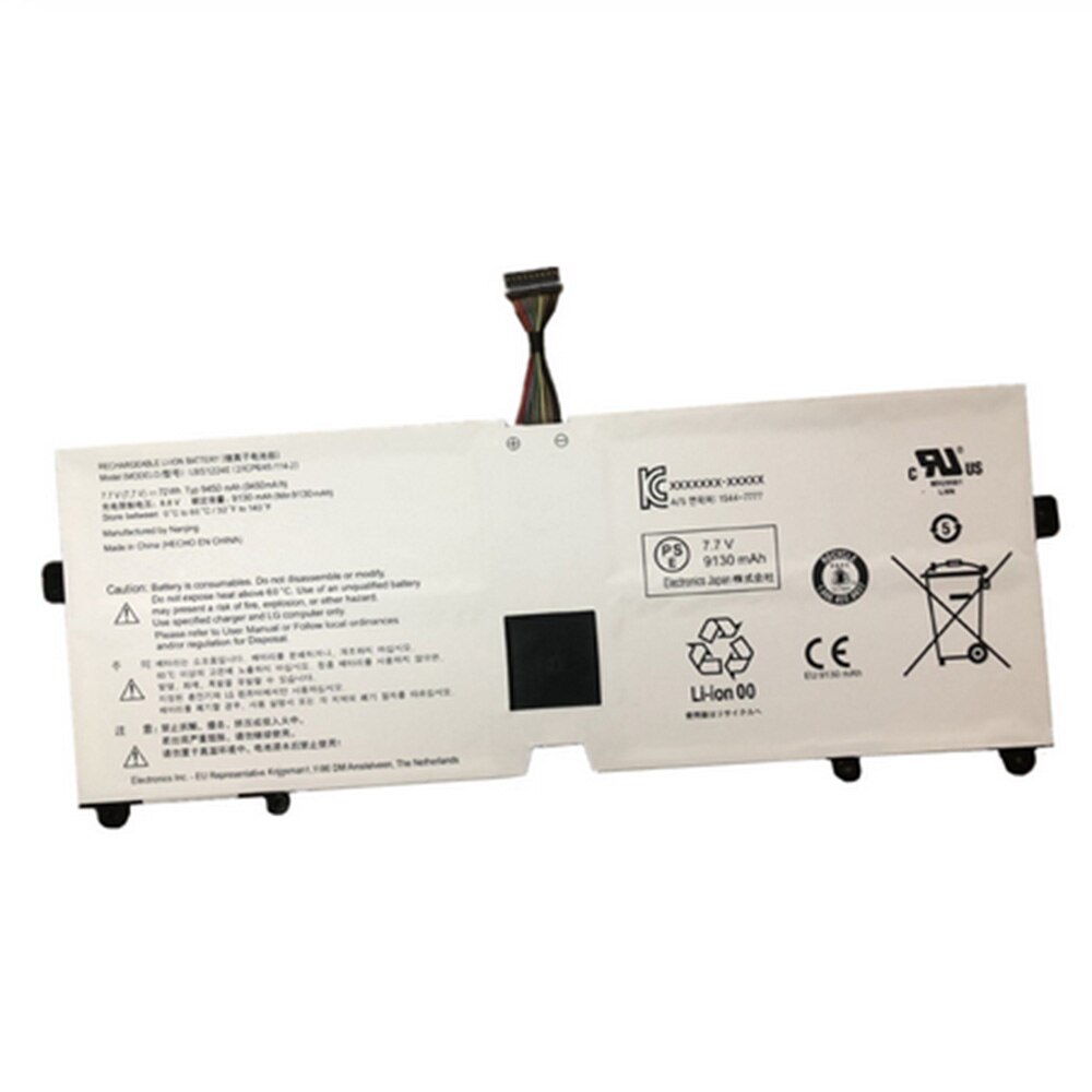 7.7V 72Wh 9450mAh LBS1224E Original LBR1223E Laptop Battery For LG Gram 13Z980 13Z970 14Z980 15Z980 15Z980-G AA52C