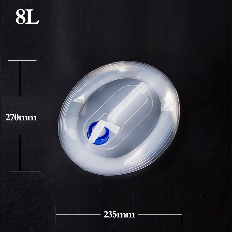 Collapsible Water Container Water Buckets, 3L/5L/8L/10L/15L Camping Water Storage Carrier Jug for Outdoors Hiking Survival: 8L