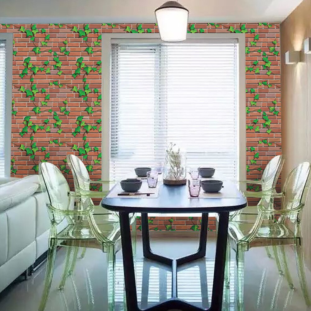3d brique pierre effet rustique auto-adhésif autocollant mural décor à la maison Pvc Stickers muraux décor à la maison fonds d'écran décor autocollant
