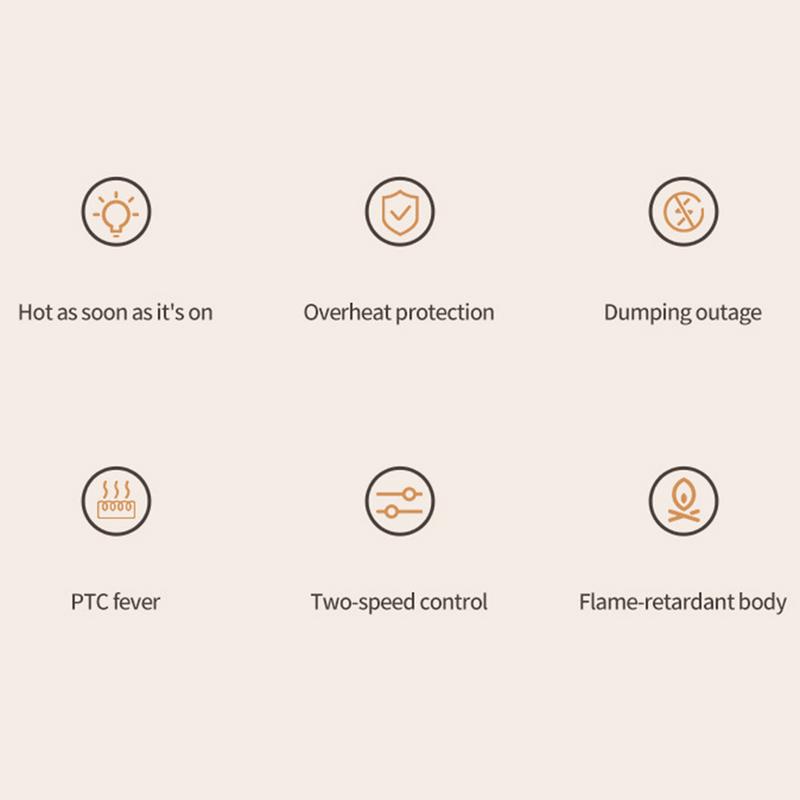 Portable Electric Heater Desktop Hand Warmer Space Warm Air Blower Mini Fan Heater For Dormitory Home Office 900W Heaters