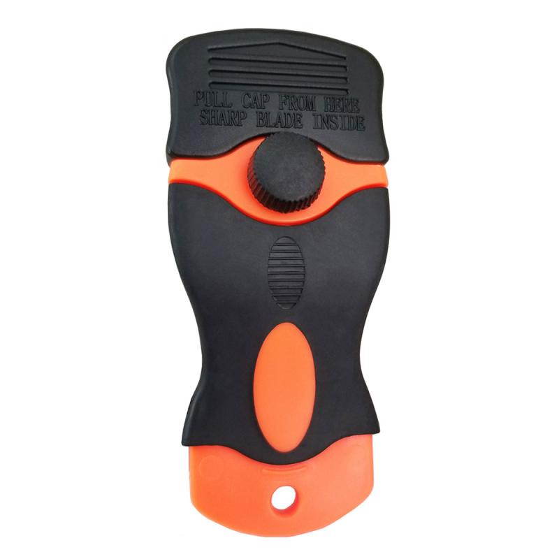 Mini Plastic Handle Razor Scraper + Blade Removal Ceramic Glass Window Colloid Sticker Remover Edge Spatula Tool