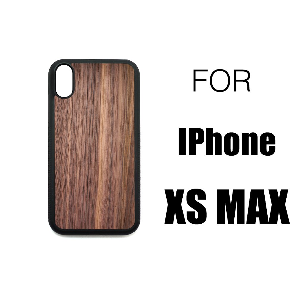 Coque en bois naturel 100% pour iphone, compatible modèles 6, 6S, 7, 8, 11pro max, SE2, XR, XSMax: XS MAX