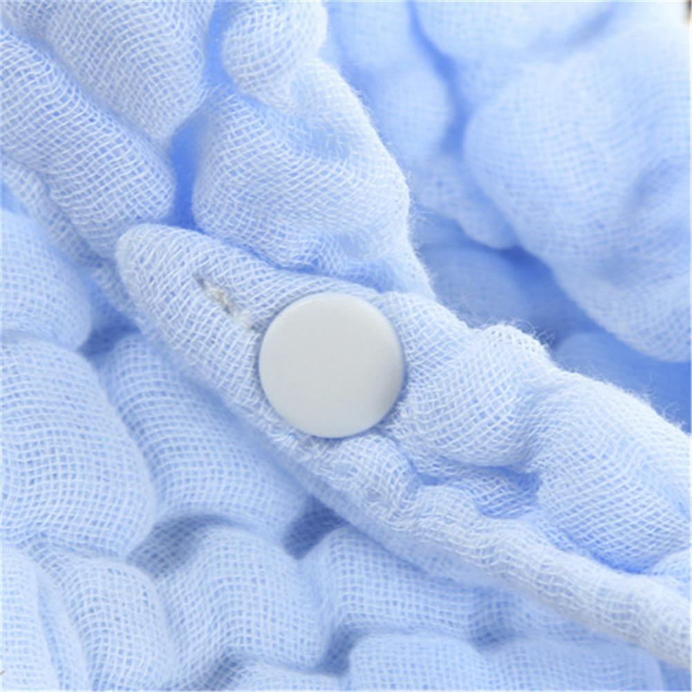 Unisex Prodotti Per Bambini Saliva Asciugamano bavaglini Sei Strati Di Pieghe Lavato Cotone di Colore Solido Triangolo Bavaglino