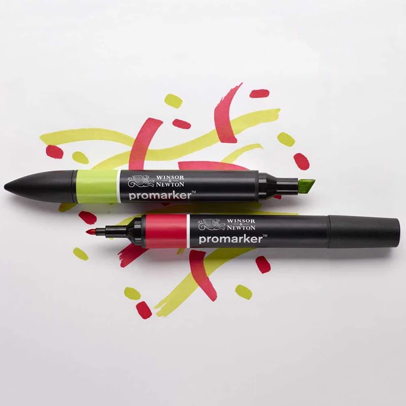 WINSOR & NEWTON Alcohol Based Promarker 6/12/24/48/96 Colors Set Twin/ Double Tip Marker Pens Pro Marker For Artists