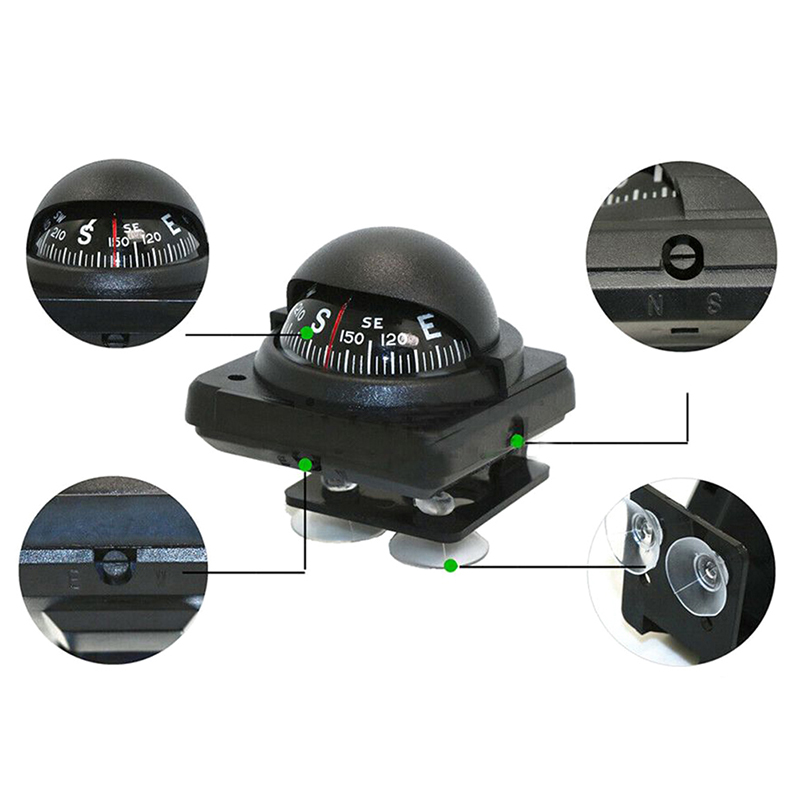 Outdoor Marine Boot Magnetisch Kompas Voor Navigatie Zee Elektronische Digitale Auto Kompas Marine Navigatie Gids Reis Tools