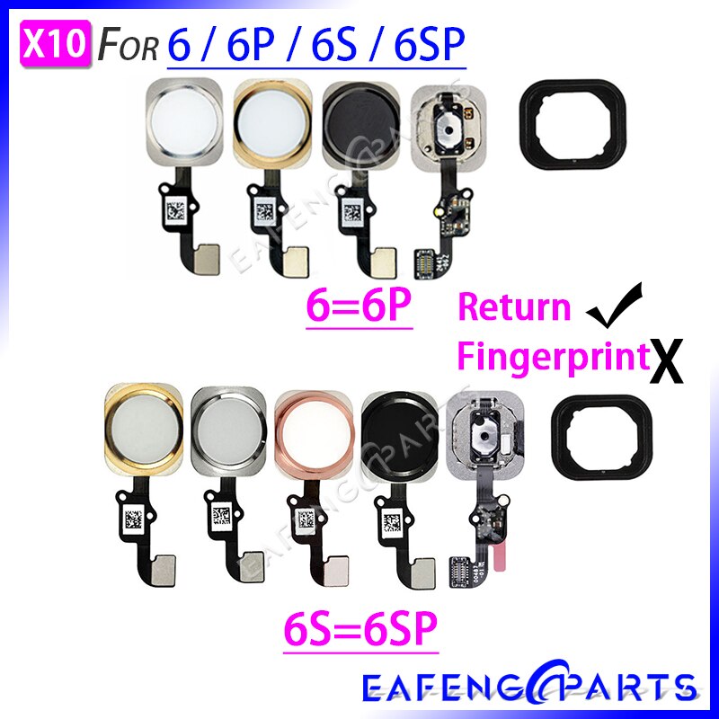 Home Button Met Flex Kabel Voor Iphone 6 6Plus 6 S Plus 6 Splus Home Button Flex Vergadering