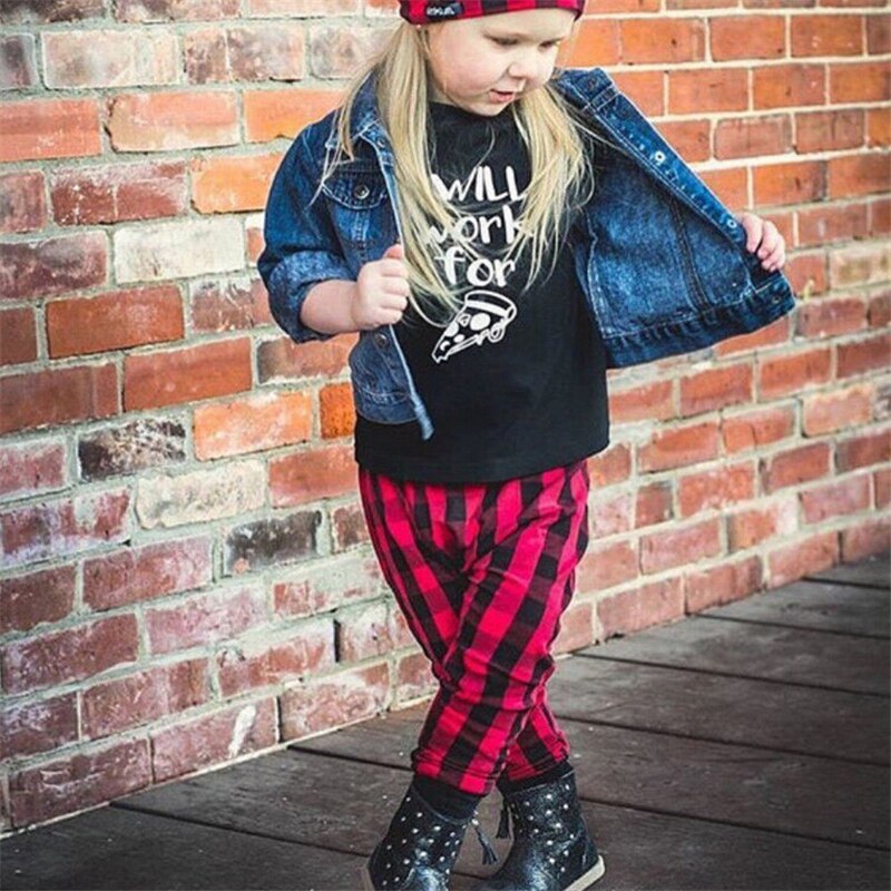 pudcoco 0-3Y Kids Baby Girl Boy pants RED classical Plaid Pants Leggings baby girls trousers Bottoms Checks Clothes