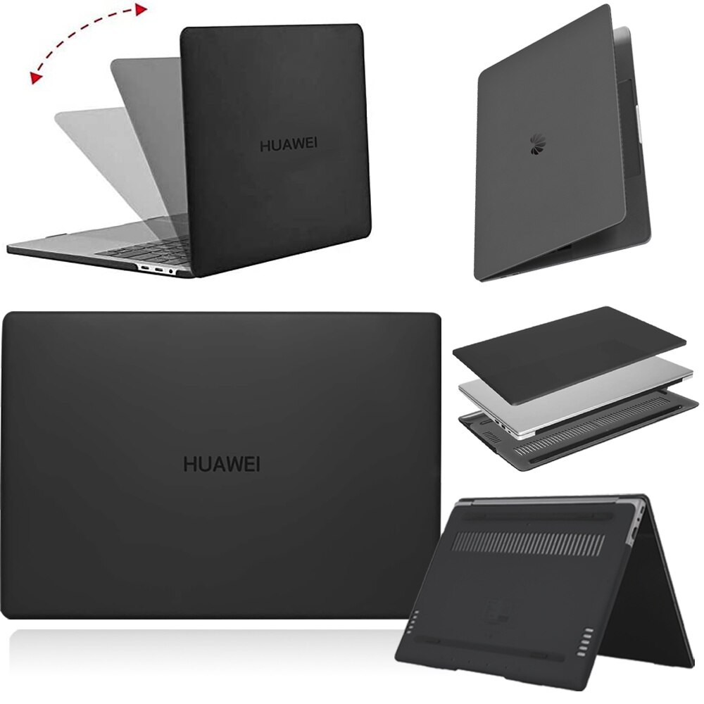 Matte Laptop Case for Huawei MateBook D14 D15/13/14/MateBook X Pro/X /MagicBook 14/15/Pro 16.1/X 14/X 15 Black Hard Shell
