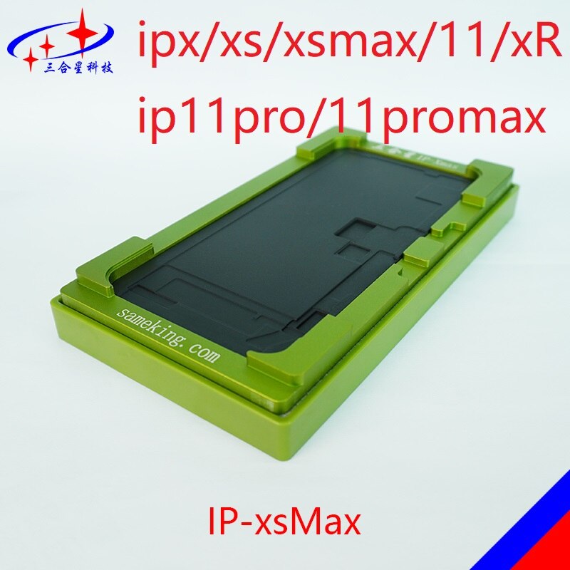 Sameking-Molde de laminación 2 en 1 para móvil, herramienta de reparación de pantalla táctil LCD, para iphone 12 xr 11Pro promax