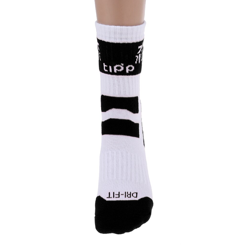 Skateboard Roller Skating Football Basketball Thickened Cotton Long Sock, Sweat-absorbent Breathable, Wear-resistant Comfortable: black L 