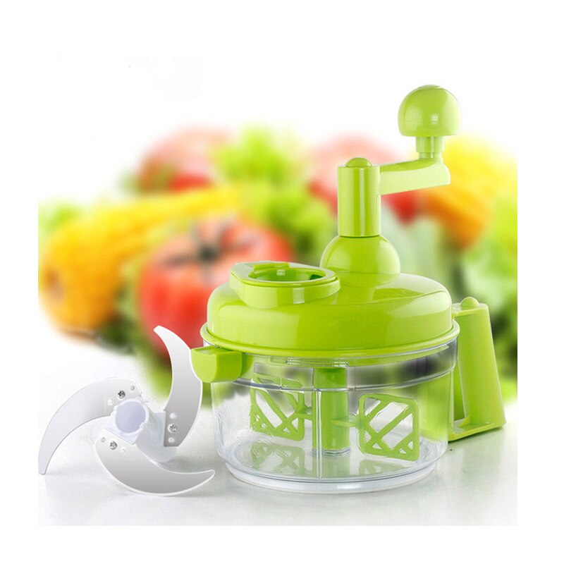 Multifunctional Kitchen Manual Vegetable Large Capacity Nut Onion Chopper Hand Pull Food Meat Grinder Egg Sauces Blender