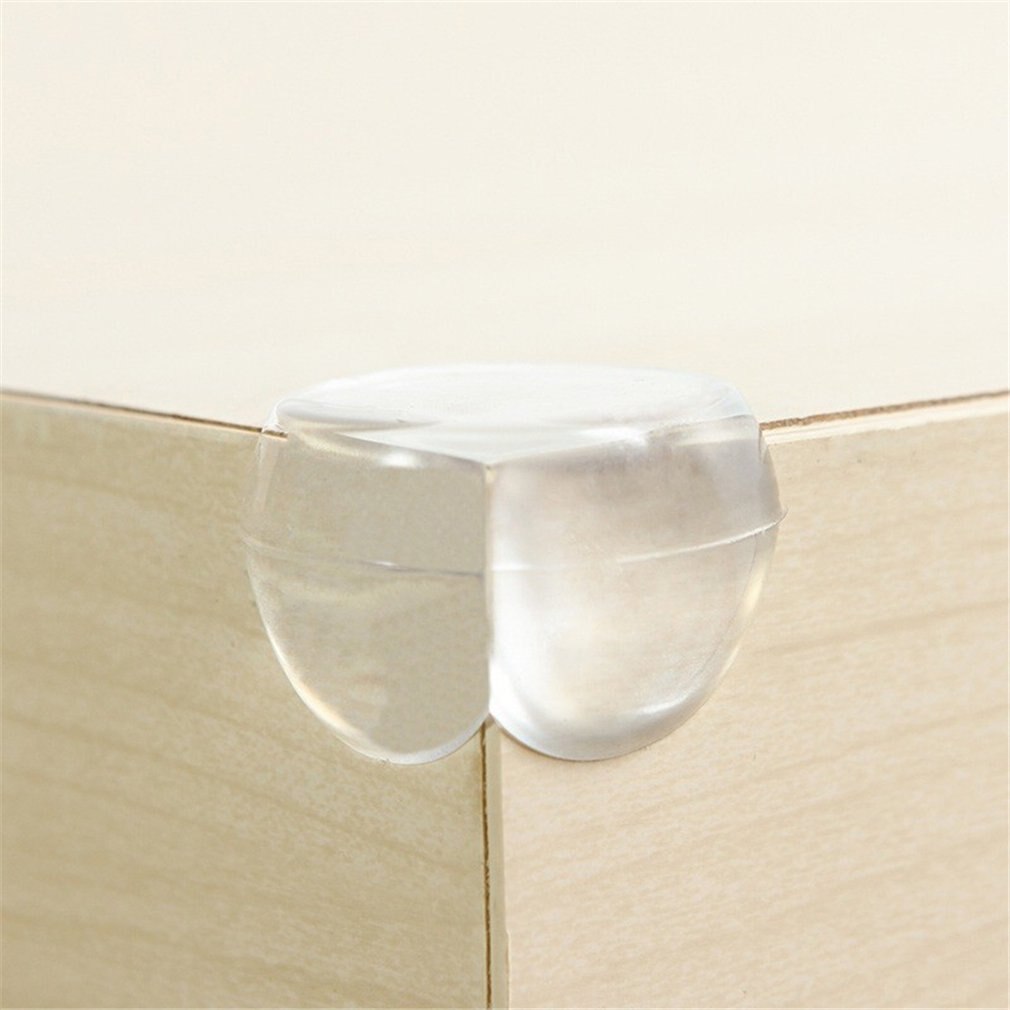 4pcs baby safety corner protector Silicone Elastic Protector Desk Table Corner Edge Protection Cover Kids Spherical Collision: Default Title