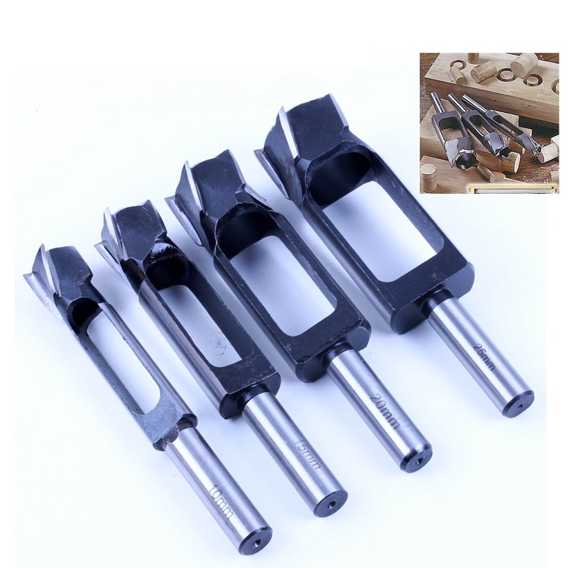 1PCS Woodworking Drill Bit Tapered Snug Plug Cutter Hole Saw Mortise Chisel Wood Drill Bit 8mm-40mm