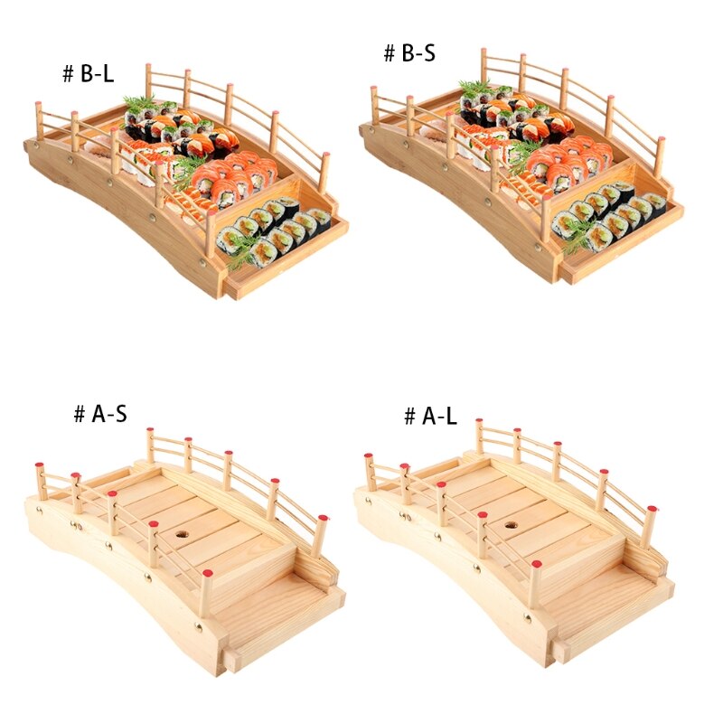 50LB Sushi Plate Platter Sushi Tableware Decoration Ornament Durable Boat Serving Tray for Sushi Healthy Eco-Friend