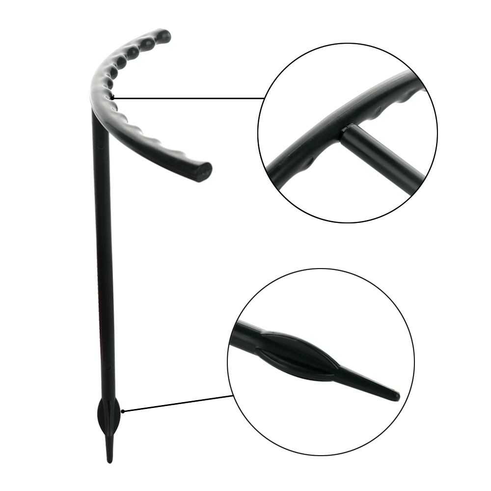 6 stuks/set diy plantenondersteuningsframe kunstmatige mini klimrek bloemenstandaard tuingereedschap plastic u-vorm planten bloemenondersteuning