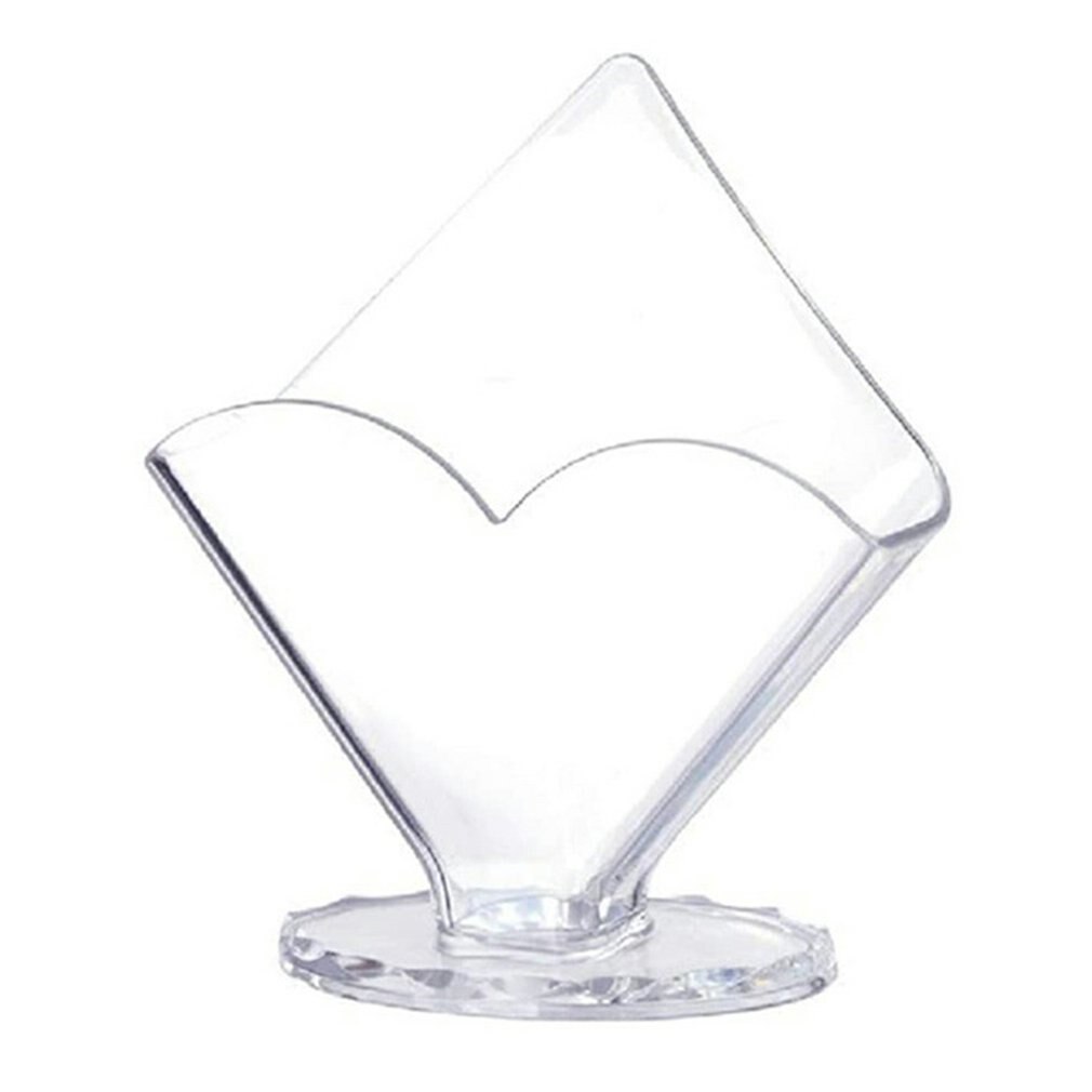 Acrylic Tissue Box Vertical Napkin Carton Napkin Support Transparent Tissue Holder Hotel Tissue Holder