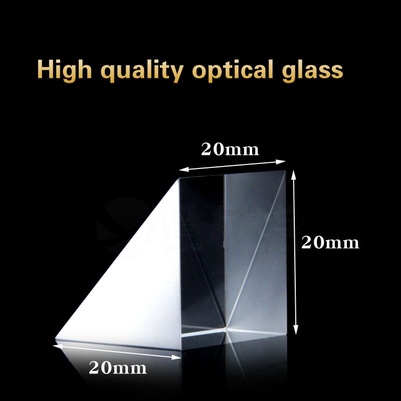 Spectral Optics Reflective Prism A Small Amount of Spot K9 Coating Isosceles Right Angle