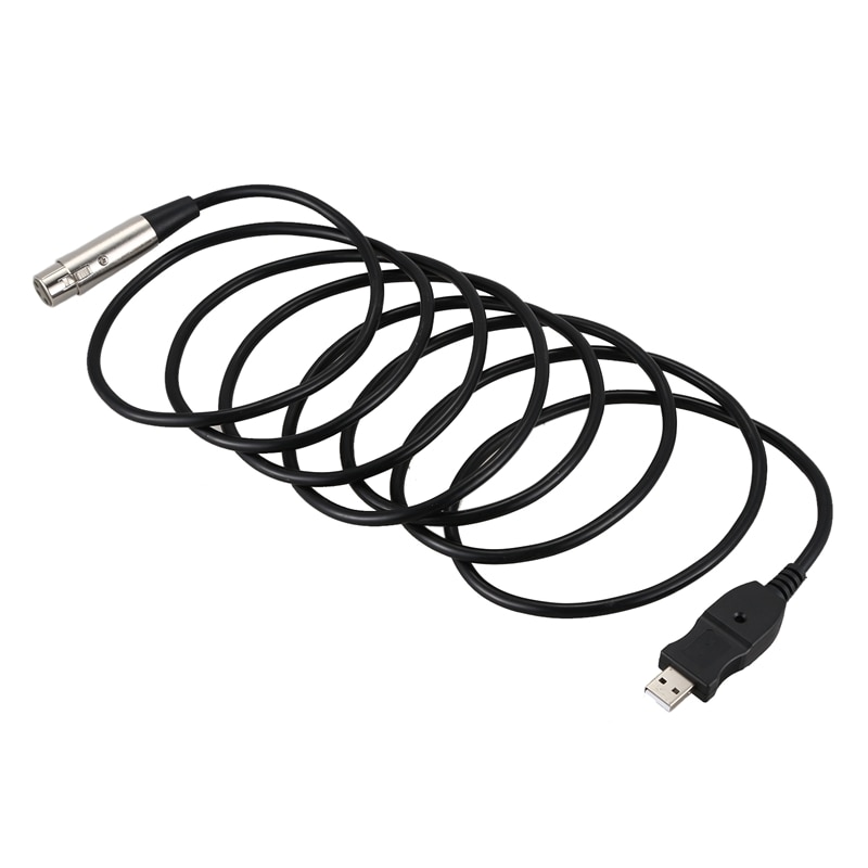 3M MIC USB Microphone Link USB Cable Male to XLR Female: Default Title