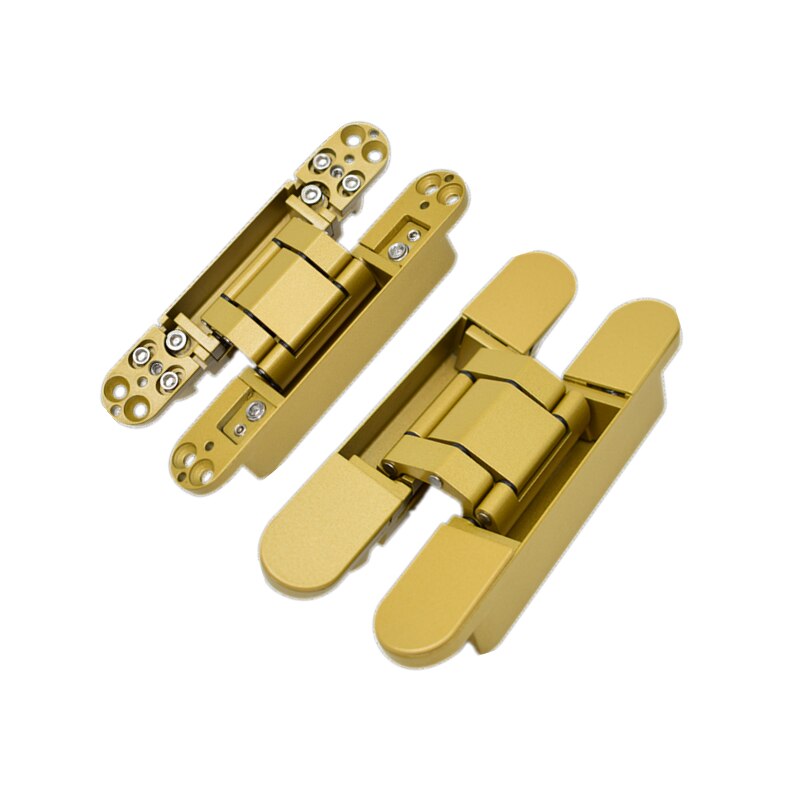 door hinges for heavy doors Zinc Alloy 3D Adjustable Conceal Hinge Invisible Door Hinge 80kg for 2 hinges 177X28cm