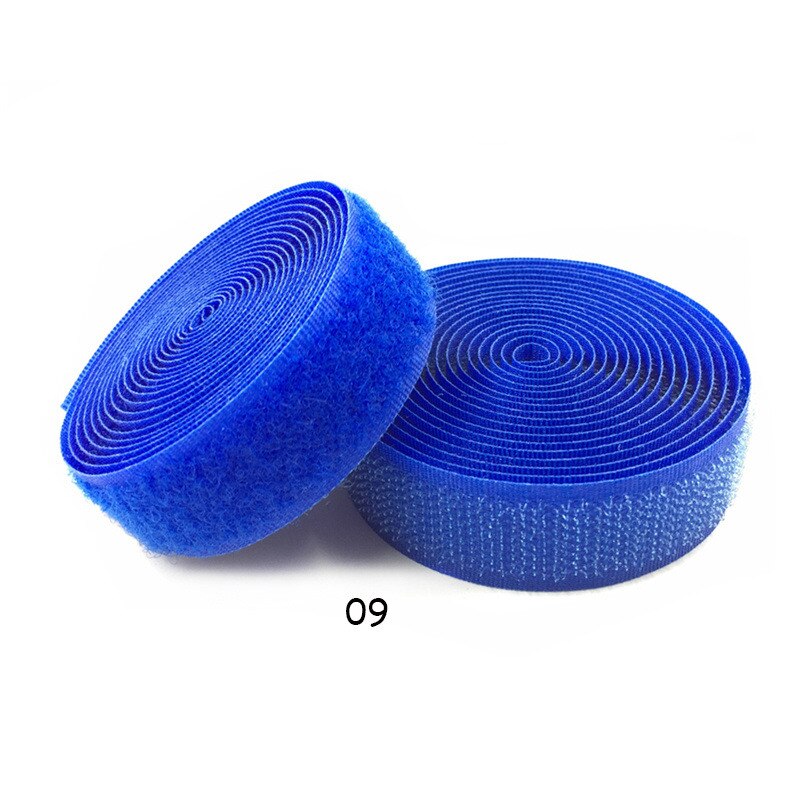 1Meter 2cm breite farbige klebeband Nylon haken und schleife Klebstoff verschluss Band für schuh reparatur: 1Meter Paar 09