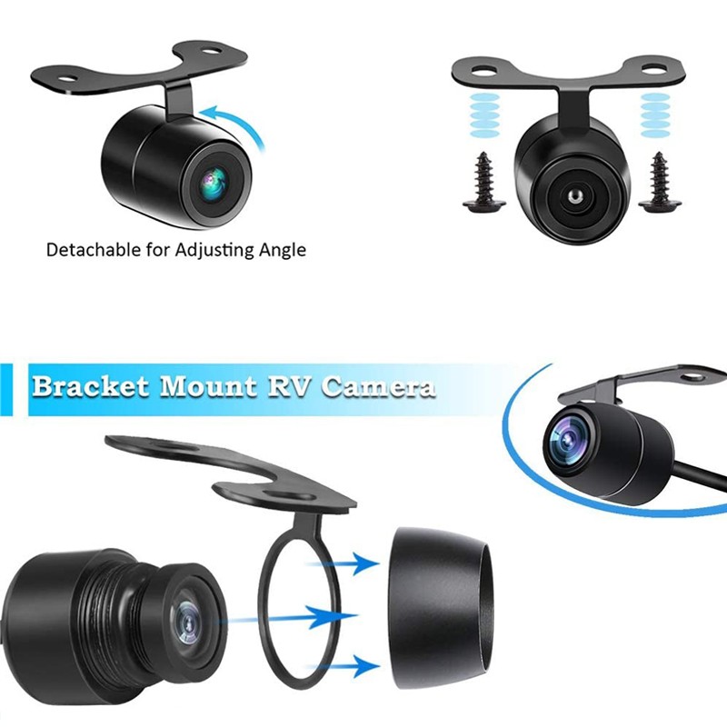 Omgekeerd beeld Dashcam HD 4-pins kleine vlinder Dashcam HD Nachtzicht waterdichte zonwering