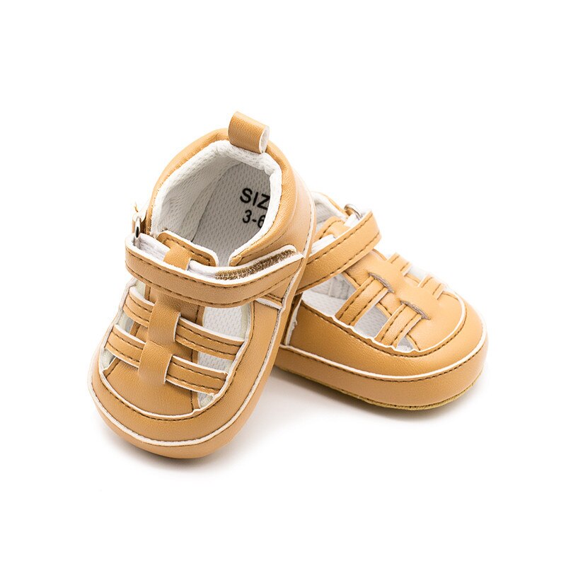 Zomer Baby Boy Schoenen Ademende Sneakers Anti-Slip Holle Schoenen Peuter Zachte Zolen Sandalen: A / 12