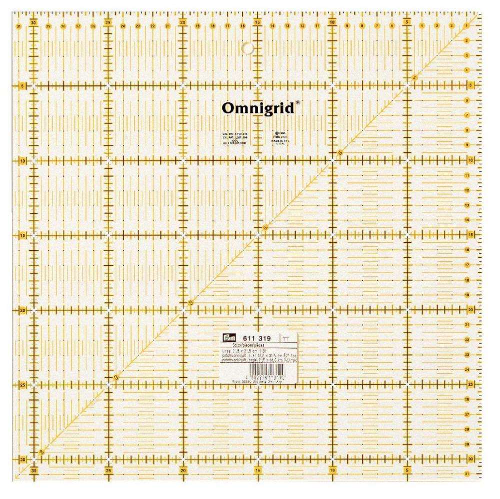 Patchwork/quilting lineal universal lineal med tomme skala prym 611472 611475 611319 611306 611473 611313 611314 611477 611318
