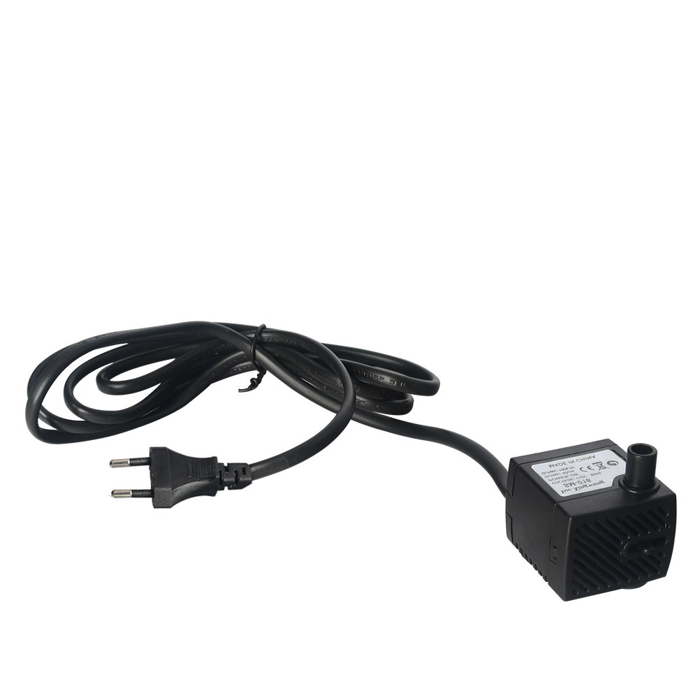 AC 110V/220V-240V 2.5W Miniature Black Electric Submersible Water Pumps Aquarium Fountain Air Fish Pond Tank 1pcs