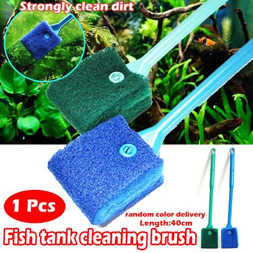 Cleaning Brush Plastic Sponge Aquarium Glass Algae Cleaner Glass Plant Aquarium Fish Tank Aquarium Pet Accessories