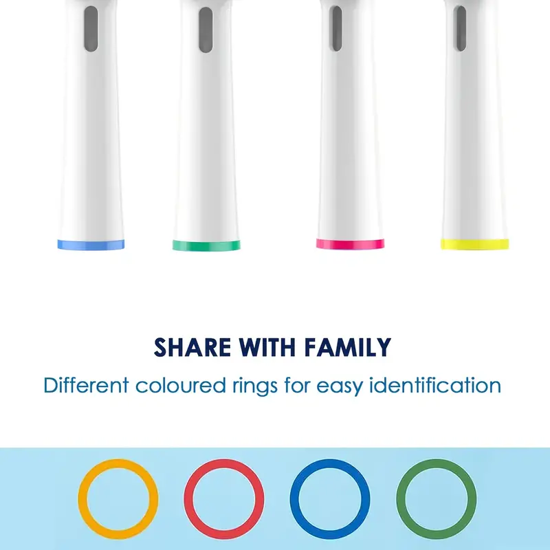 4–20 Stück Dual Clean Ersatzbürstenkopf, kompatibel mit OralB elektrischen Zahnbürsten, passend für 100 500 1000 2000 3000 5000 6000 7000