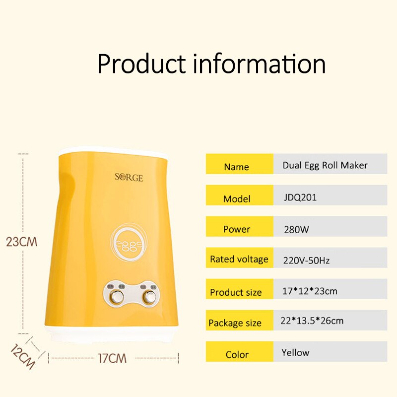 220v elektriske automatiske omeletter dobbel eggemaskin dobbel bryter kok kok egg egg pølse maskin komfyr frokost maker
